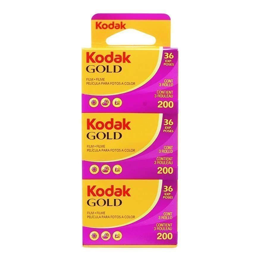 Kodak Gold GC 400-36 Película Negativo Color 35mm Tripack
