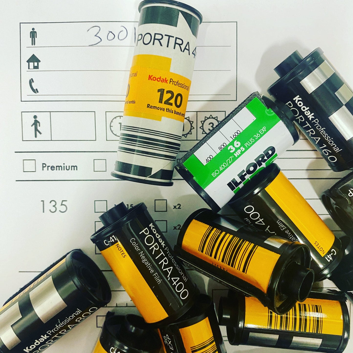 Revelado Analogico 35mm y 120mm - Kodak Fujifilm Fomapan Ilford