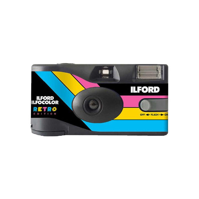 Ilford Ilfocolor Rapid Retro - Cámara desechable con película en color 27/400